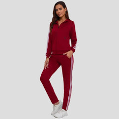 Women's Fashionable Printed Sports Long-Sleeve Hoodie Set Know You're Still Able