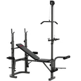 SPORTNOW Multi-Exercise Adjustable Weight Bench With Bench Press Rack Know You're Still Able