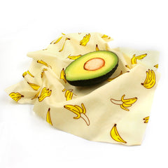 Reusable Organic Cotton Beeswax Wraps - Natural Zero Waste Alternative to Plastic