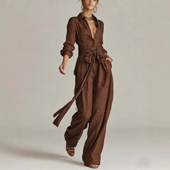Solid-color High-waisted Short-sleeve Pants Fashion Casual Set Know You're Still Able
