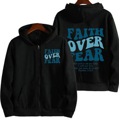 Faith Over Fear Womans Hoodie