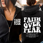Faith Over Fear Womans Hoodie