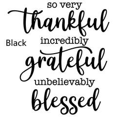 Thankful Grateful Blessed Christian Decal Know You're Still Able