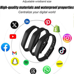 NFC Wristband Digital Business Card Wristband - Tap to Share NFC - iPhone & AndroidAll NFC enabled devices Know You're Still Able