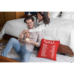 Emergency Bible Numbers Christian Pillow White