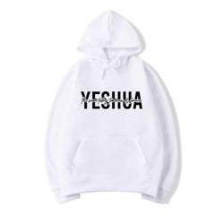Yeshua Hoodie Christian Hooded Sweatshirt Religious Hoodies Bible Verse Pullover Women Faith Tops Christian Gifts Jesus Apparel