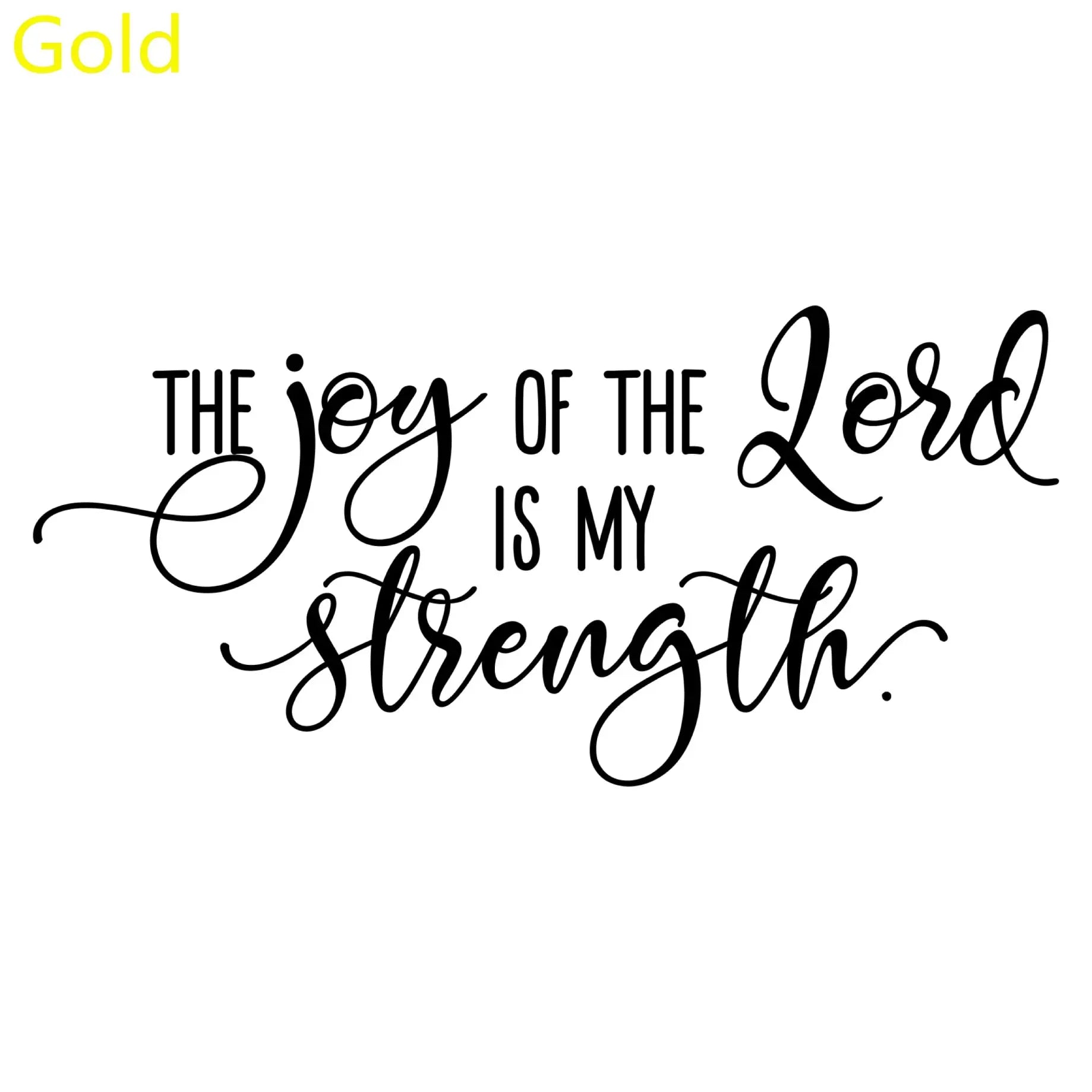 Joy Of The Lord Christian Decal Know You're Still Able