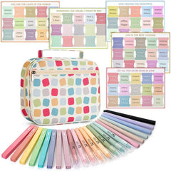 Bible Journaling Kit, Bible Case, Bible Highlighters and Pens No Bleed, Bible Study Kit, Bible Journaling Kit, Bible Study Supplies Journaling Kit, Bible Journaling Supplies