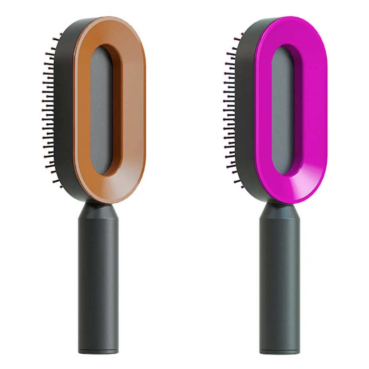 Self Cleaning Hair Brush For Women One-key Cleaning Hair Loss Airbag Massage Scalp Comb Anti-Static Hairbrush Know You're Still Able