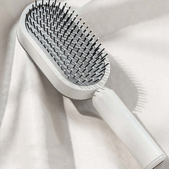 Self Cleaning Hair Brush For Women One-key Cleaning Hair Loss Airbag Massage Scalp Comb Anti-Static Hairbrush Know You're Still Able