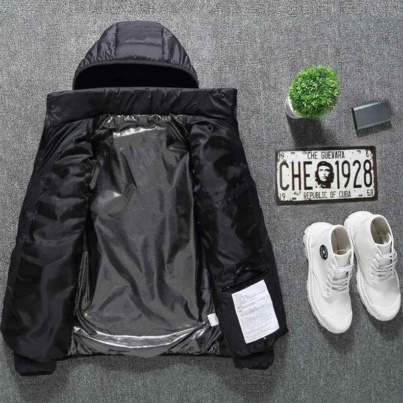 Winter Heated Jacket USB Electric Cotton Coat Zip-up Heater Thermal Clothing Heating Vest For Men Know You're Still Able