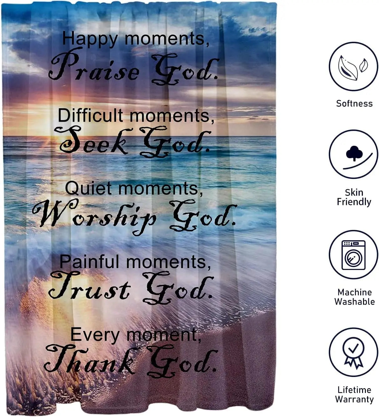 Mayakaka Bible Verse Throw Blanket