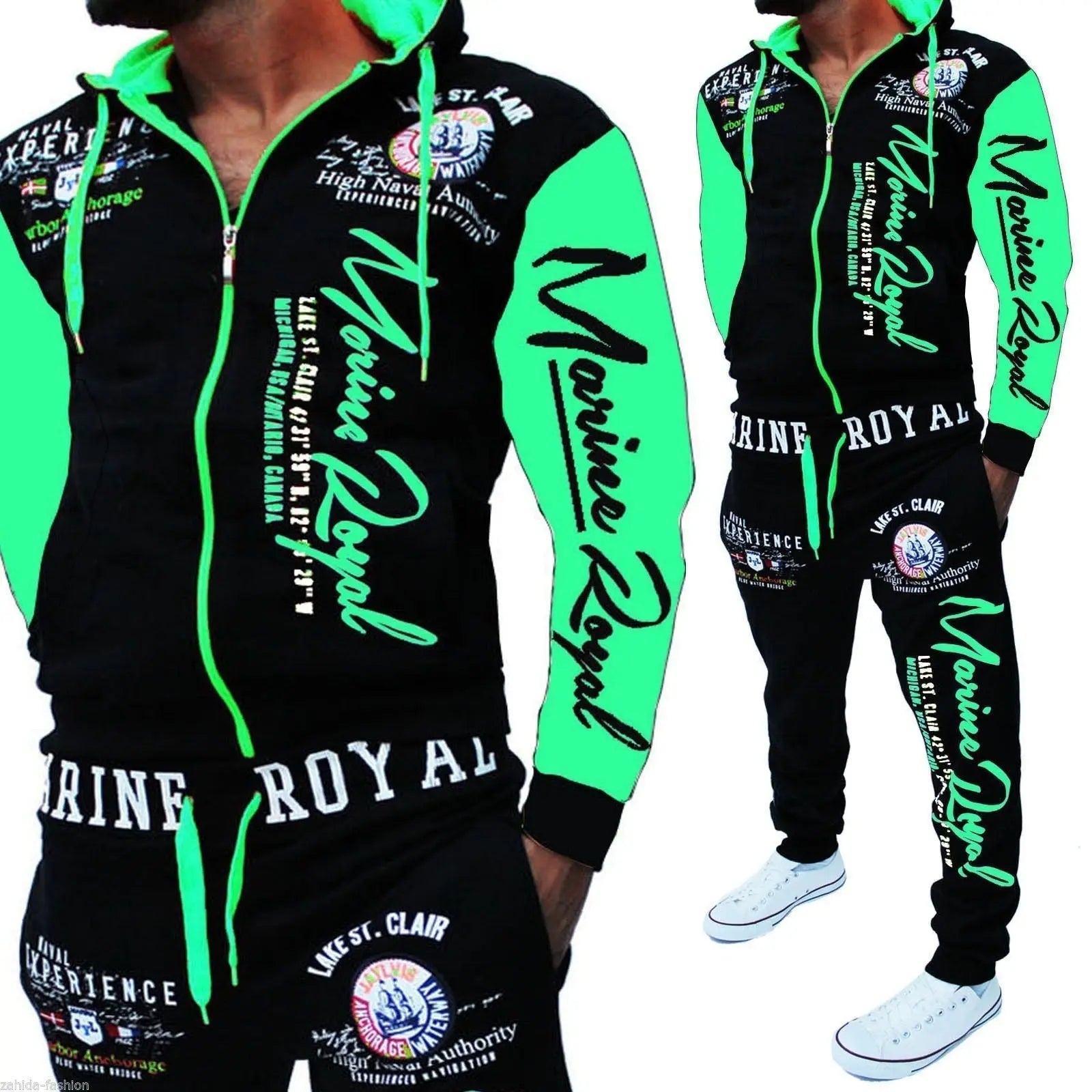 Men Tracksuit 2 Piece Tops and Pants Mens Sweat Suits Set Know You're Still Able