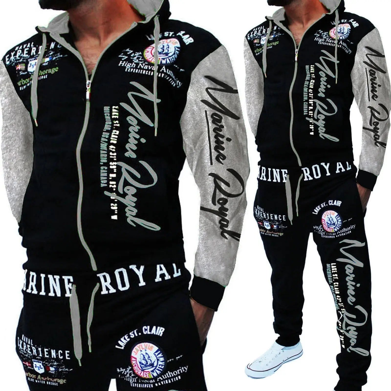 Men Tracksuit 2 Piece Tops and Pants Mens Sweat Suits Set Know You're Still Able