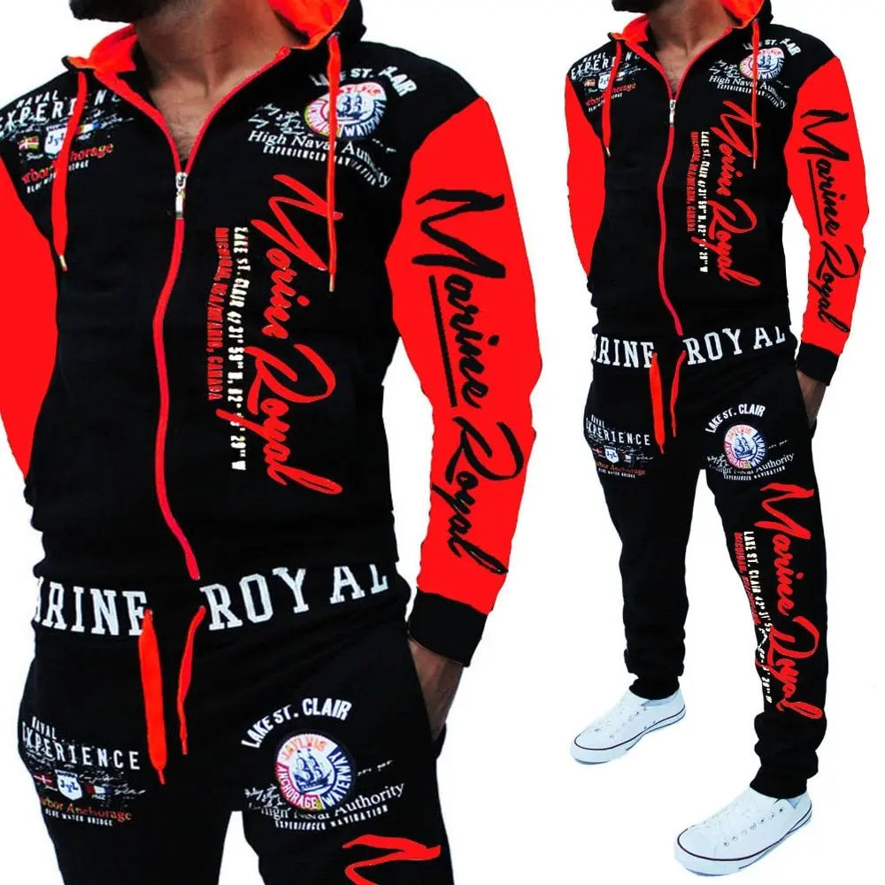 Men Tracksuit 2 Piece Tops and Pants Mens Sweat Suits Set Know You're Still Able