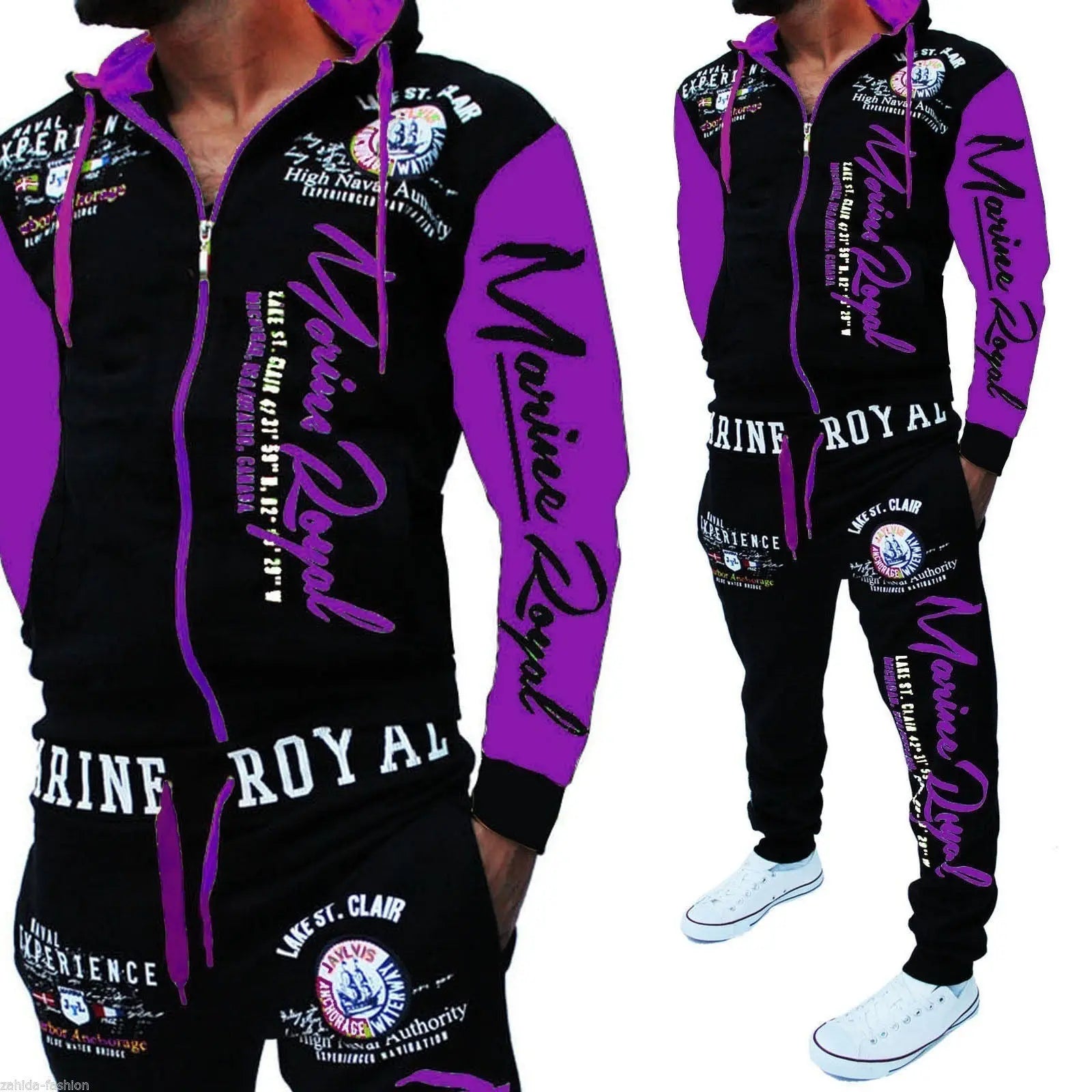 Men Tracksuit 2 Piece Tops and Pants Mens Sweat Suits Set Know You're Still Able