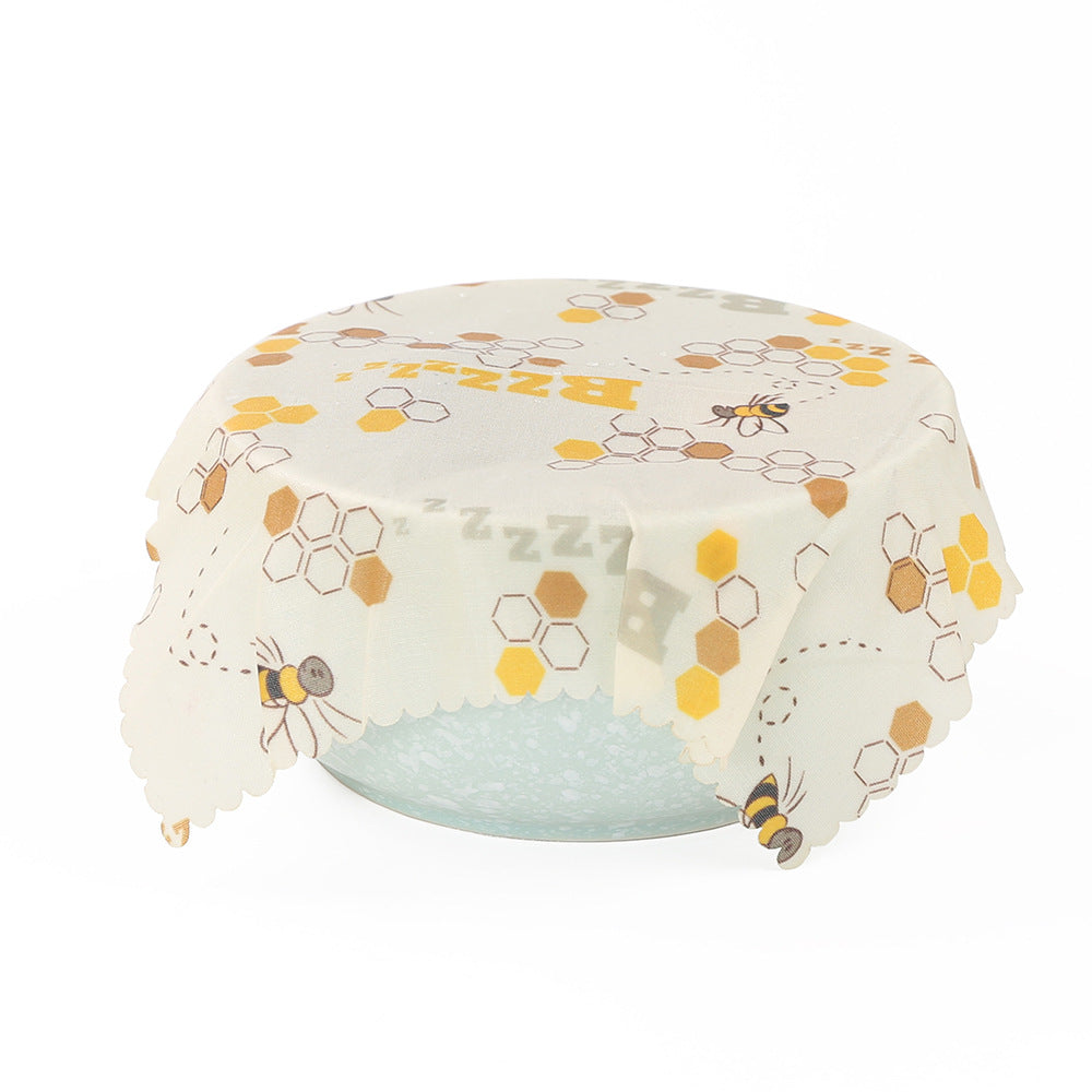 Reusable Organic Cotton Beeswax Wraps - Natural Zero Waste Alternative to Plastic