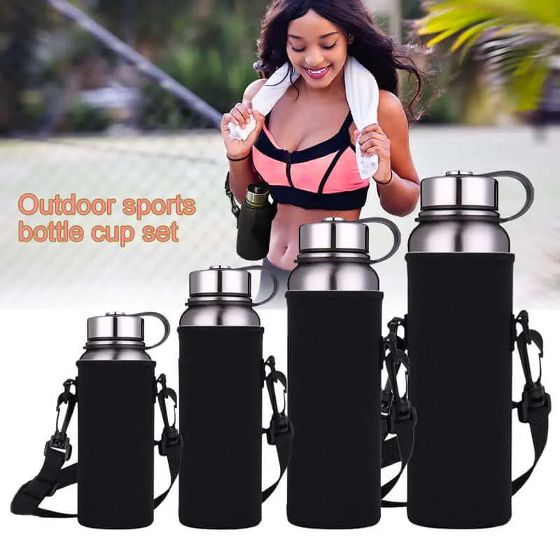 Sports Water Bottles Carrier Bag Know You're Still Able