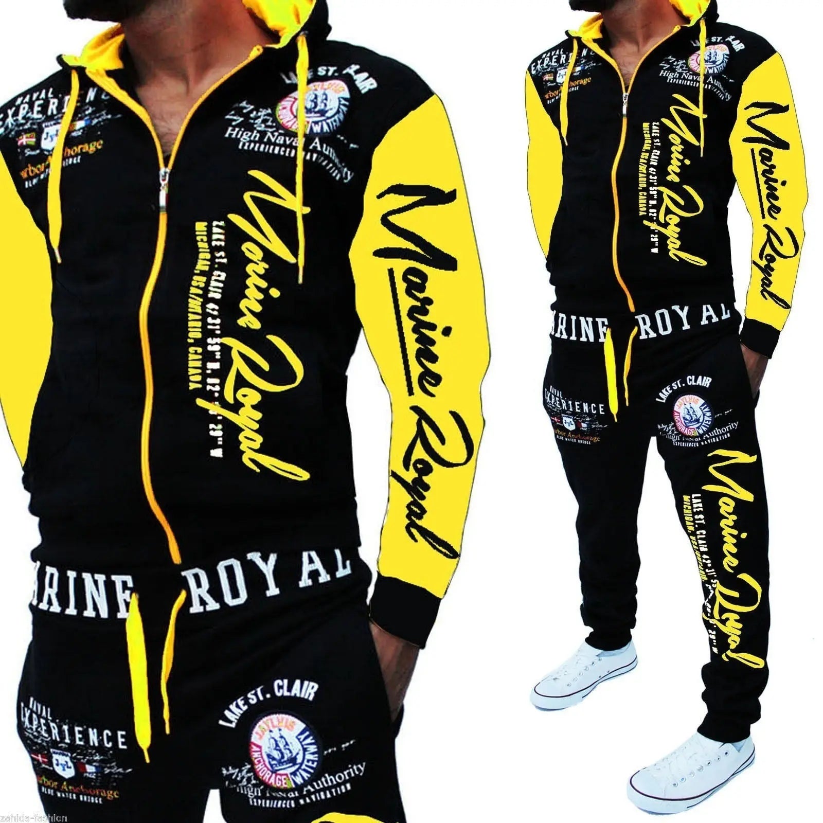 Men Tracksuit 2 Piece Tops and Pants Mens Sweat Suits Set Know You're Still Able