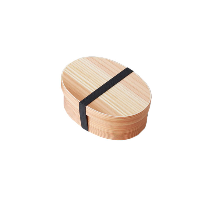 Modern Wood Fiber Composite Bento Case  Aesthetic Sustainable Lunchware