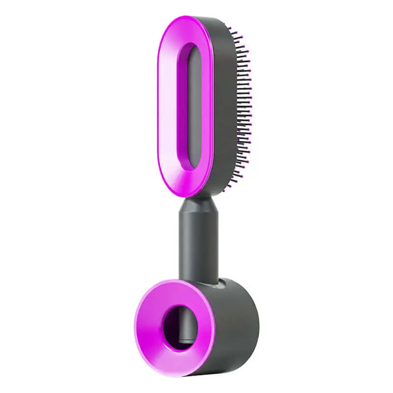 Self Cleaning Hair Brush For Women One-key Cleaning Hair Loss Airbag Massage Scalp Comb Anti-Static Hairbrush Know You're Still Able