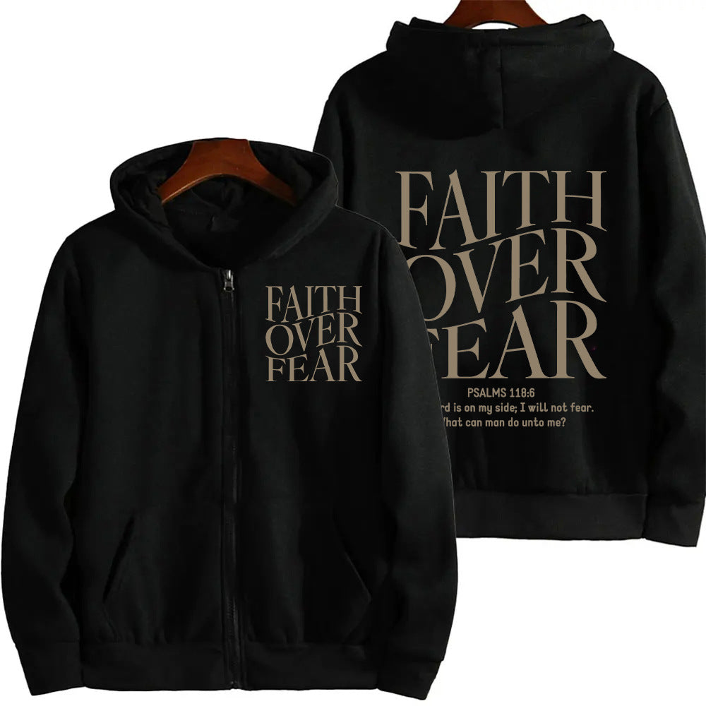 Faith Over Fear Womans Hoodie
