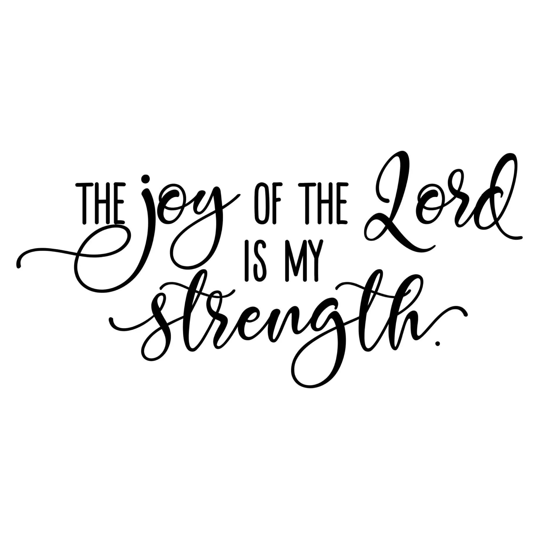 Joy Of The Lord Christian Decal Know You're Still Able