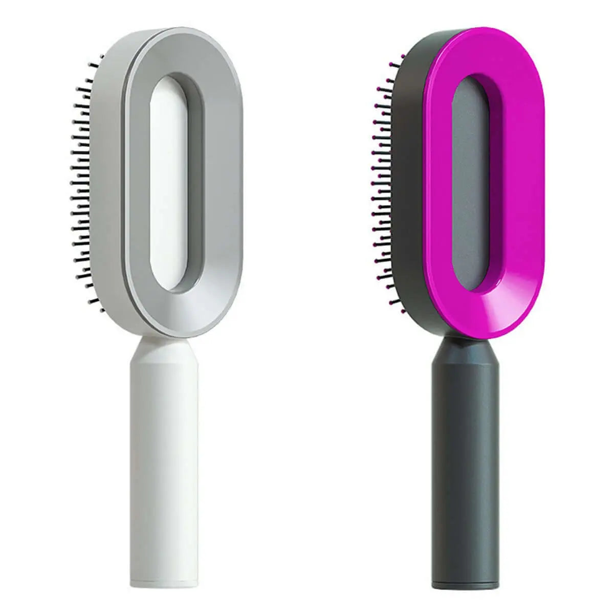 Self Cleaning Hair Brush For Women One-key Cleaning Hair Loss Airbag Massage Scalp Comb Anti-Static Hairbrush Know You're Still Able