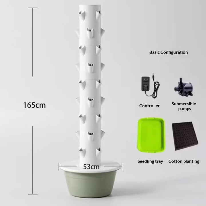 Home Hydroponic Tower Cultivation Equipment