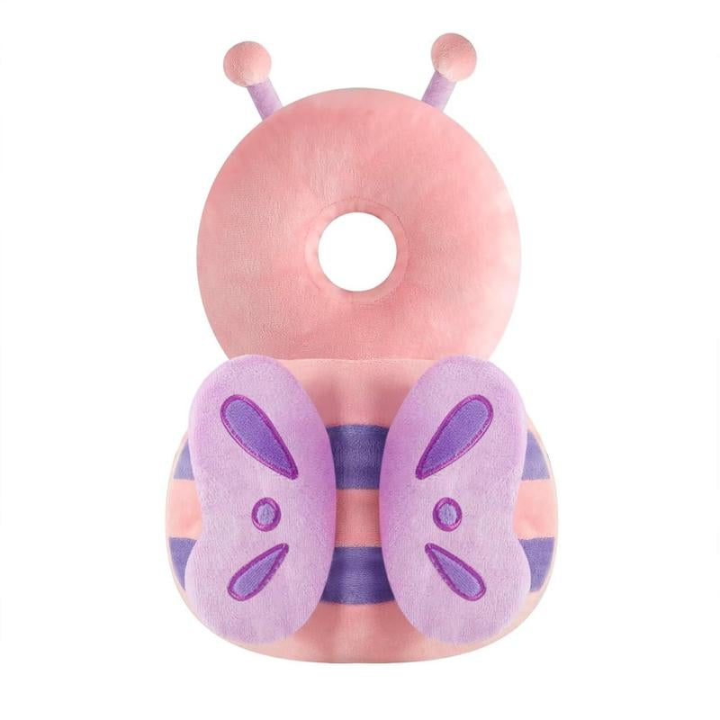 Baby Head Protection Backpack, Toddler Walking Head Protector, Adjustable Head Protector Pad Safety Cushion (Pink) Head Protection Cushion Backpack Cartoon