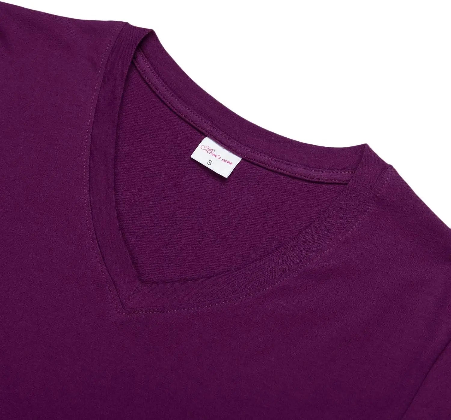 Mom's Care Women Cross Faith Printed V-Neck Tee