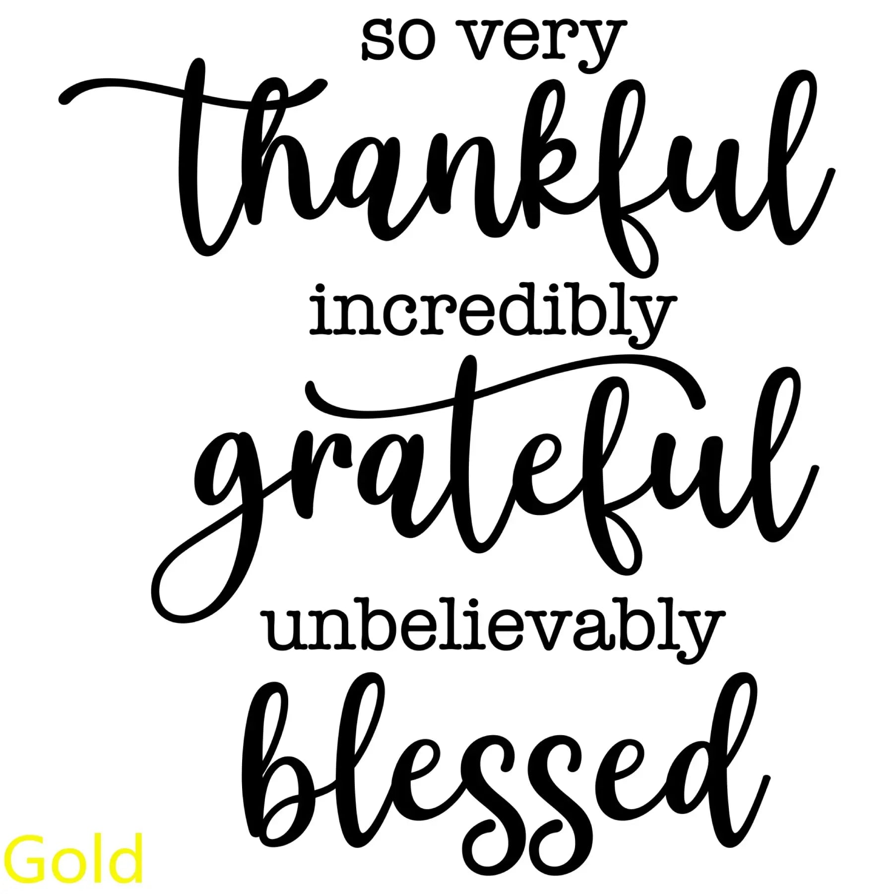 Thankful Grateful Blessed Christian Decal Know You're Still Able