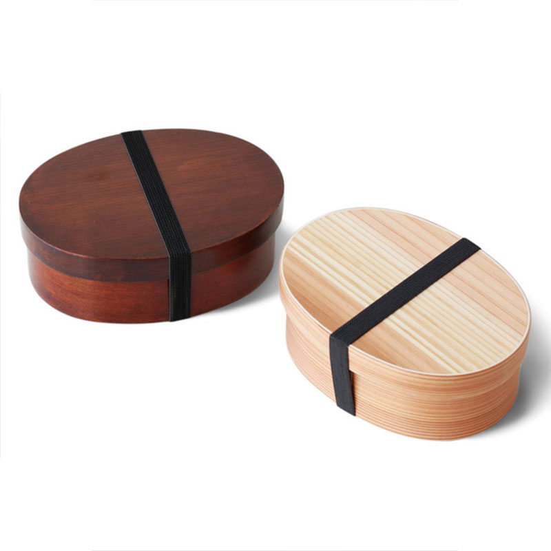 Modern Wood Fiber Composite Bento Case  Aesthetic Sustainable Lunchware