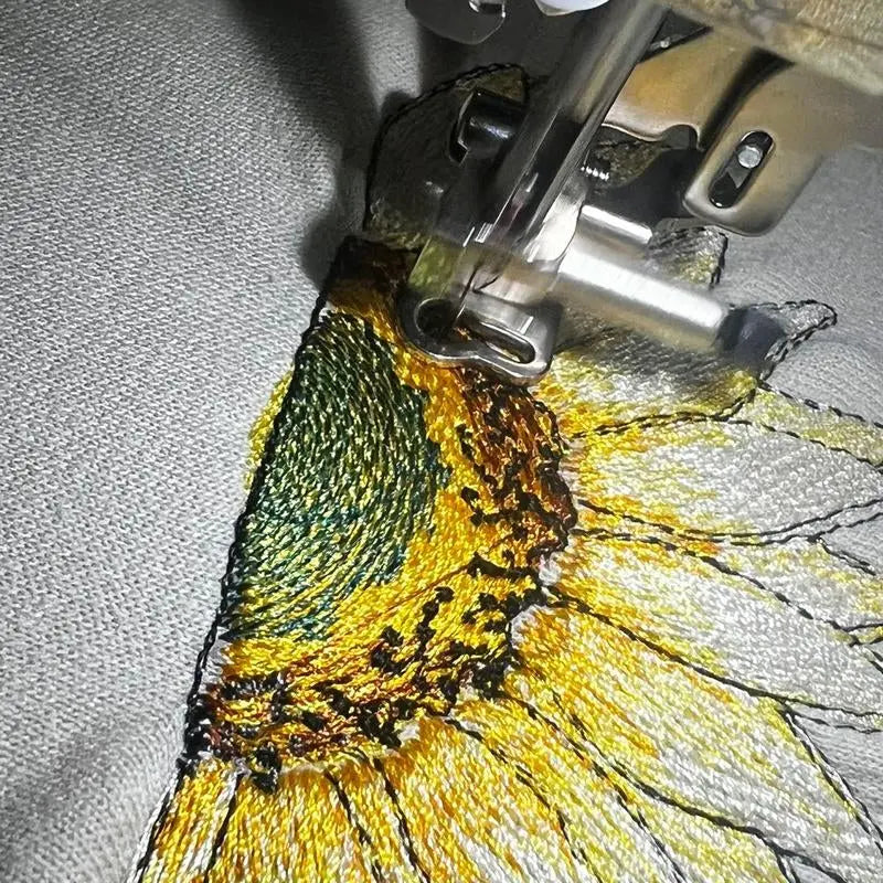 Sunflower Faith Embroidery Sweatshirt.
