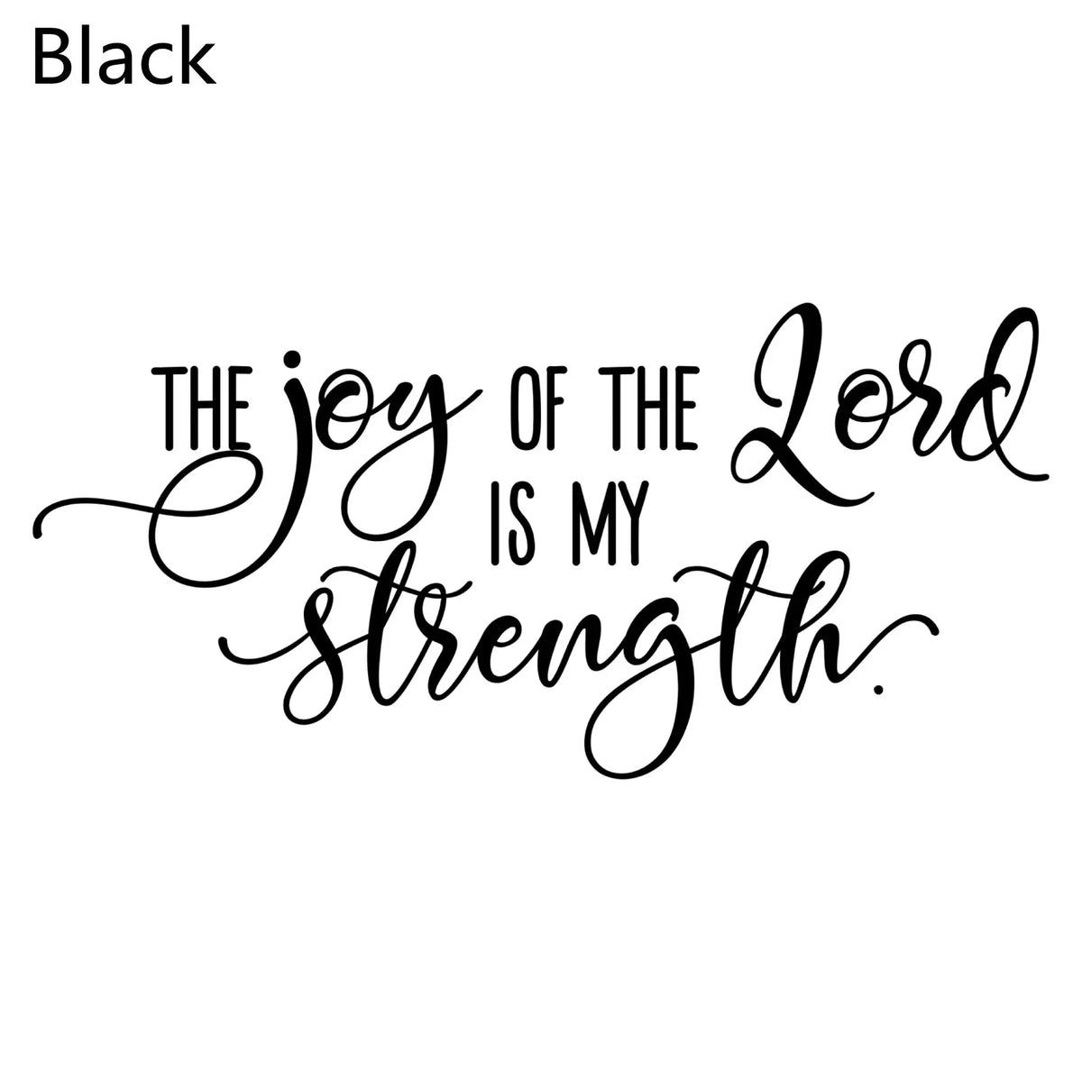 Joy Of The Lord Christian Decal Know You're Still Able