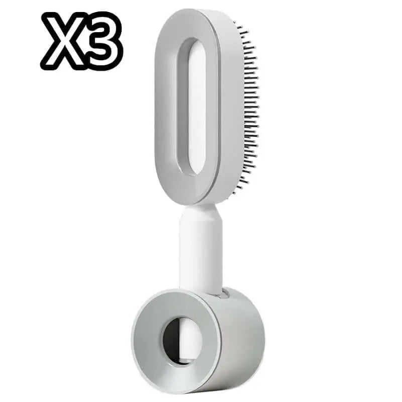 Self Cleaning Hair Brush For Women One-key Cleaning Hair Loss Airbag Massage Scalp Comb Anti-Static Hairbrush Know You're Still Able