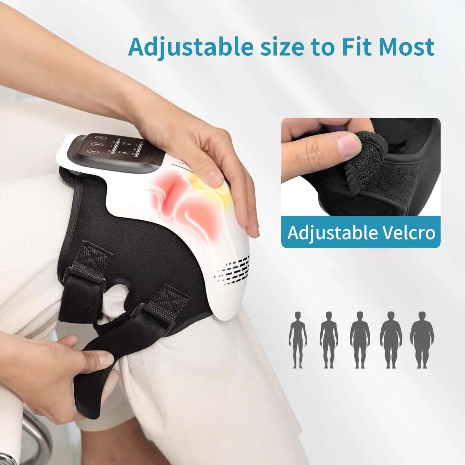 Intelligent Home Use Electric Intelligent Kneading Heating Knee Massager Rechargeable Pain Relief Infrared Laser Vibration Knee Massager Know You're Still Able