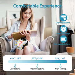 Intelligent Home Use Electric Intelligent Kneading Heating Knee Massager Rechargeable Pain Relief Infrared Laser Vibration Knee Massager Know You're Still Able