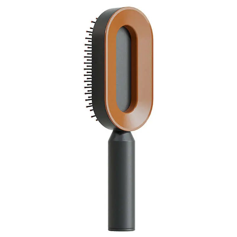 Self Cleaning Hair Brush For Women One-key Cleaning Hair Loss Airbag Massage Scalp Comb Anti-Static Hairbrush Know You're Still Able