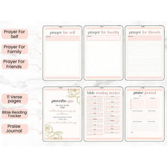 Prayer Diary Bible Learning And Gratitude Tracking Notebook Know You're Still Able