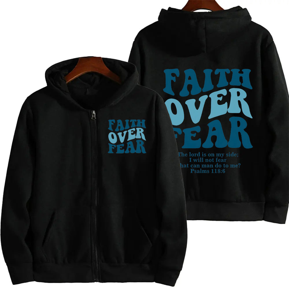 Faith Over Fear Womans Hoodie