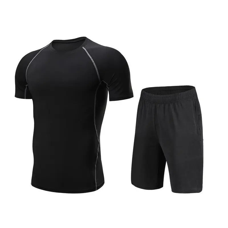 Running Workout Clothes Men 7pcs Compression Basketball Games Jogging Tights Set Know You're Still Able