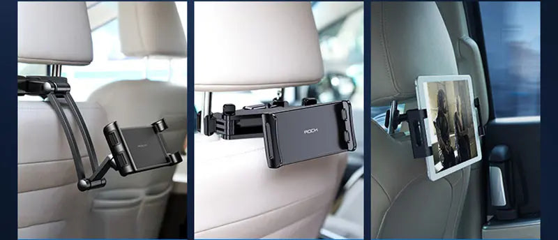 Compatible with Apple, Car Tablet Phone Holder Seat Adjustable iPad Stand Car Phone Holder for Headrest 360 Rotation Mobile Phone Mount Holder Know You're Still Able