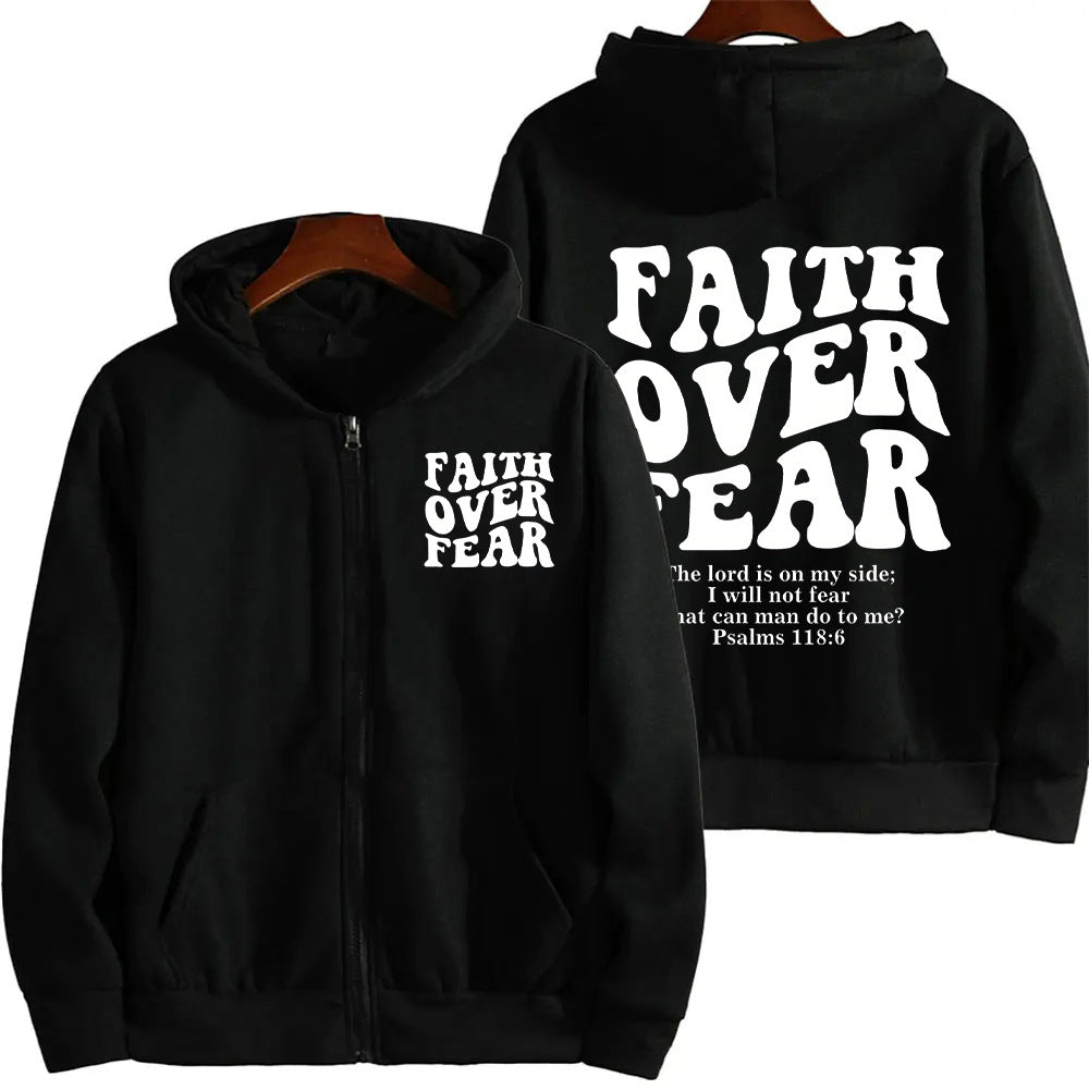Faith Over Fear Womans Hoodie