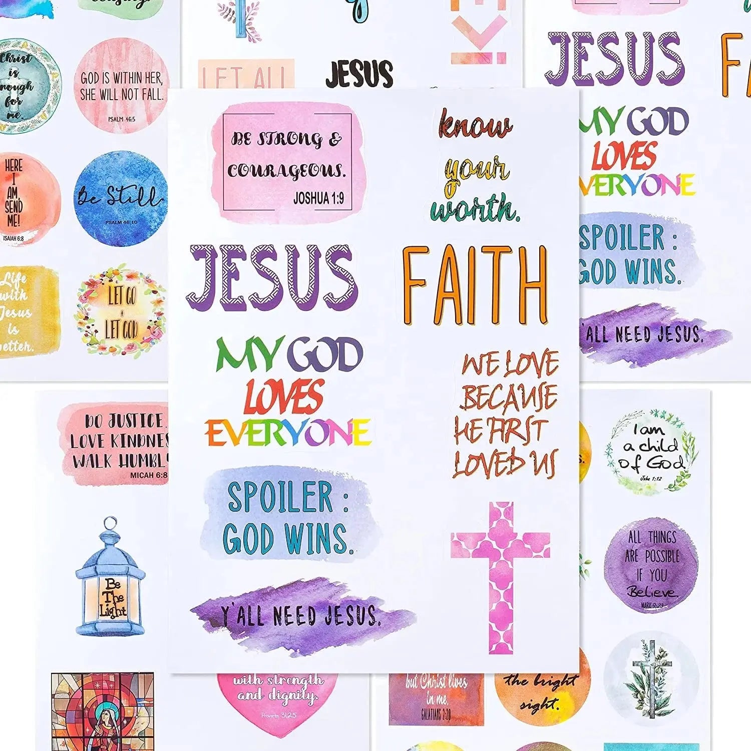 Christian Stickers Pack