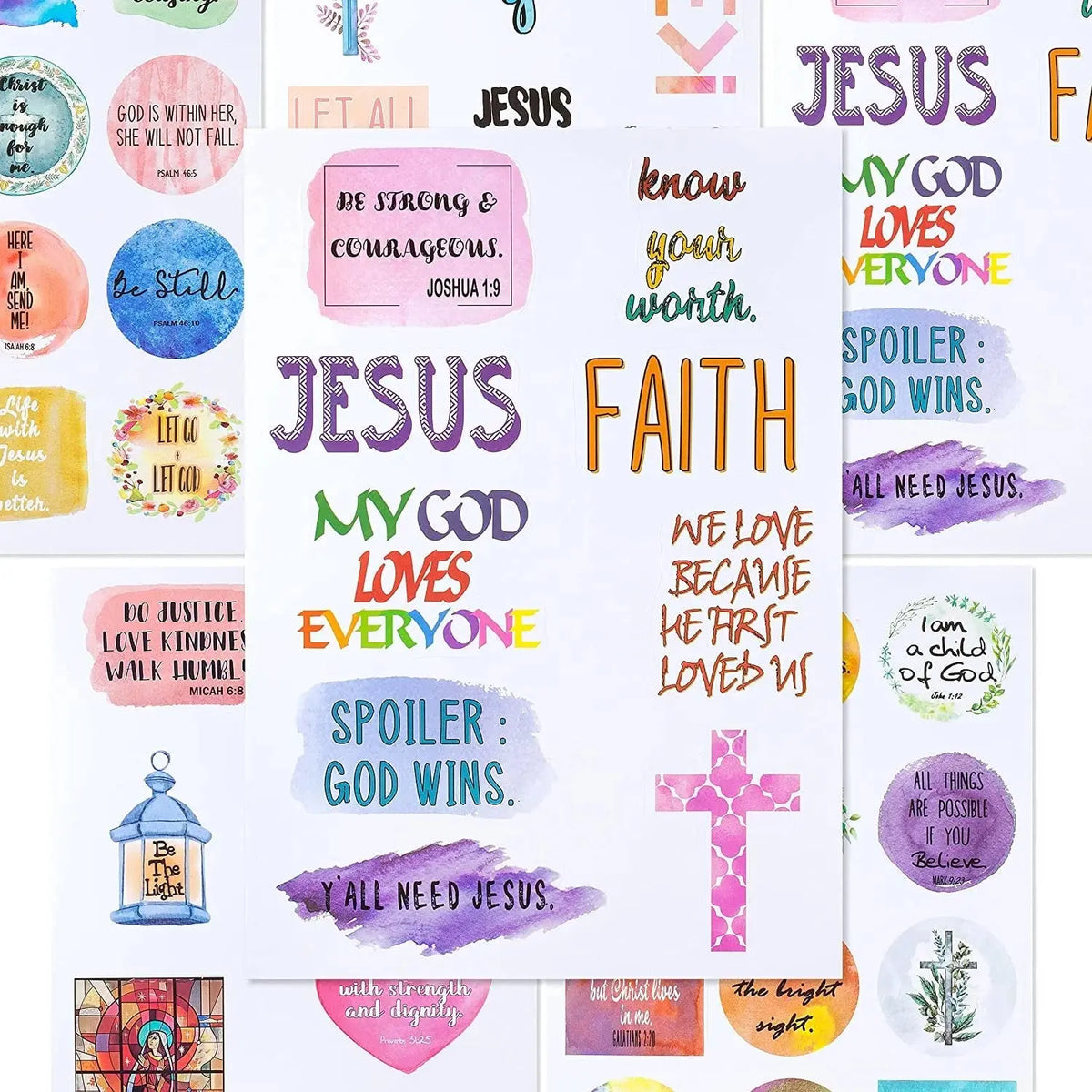 Christian Stickers Pack