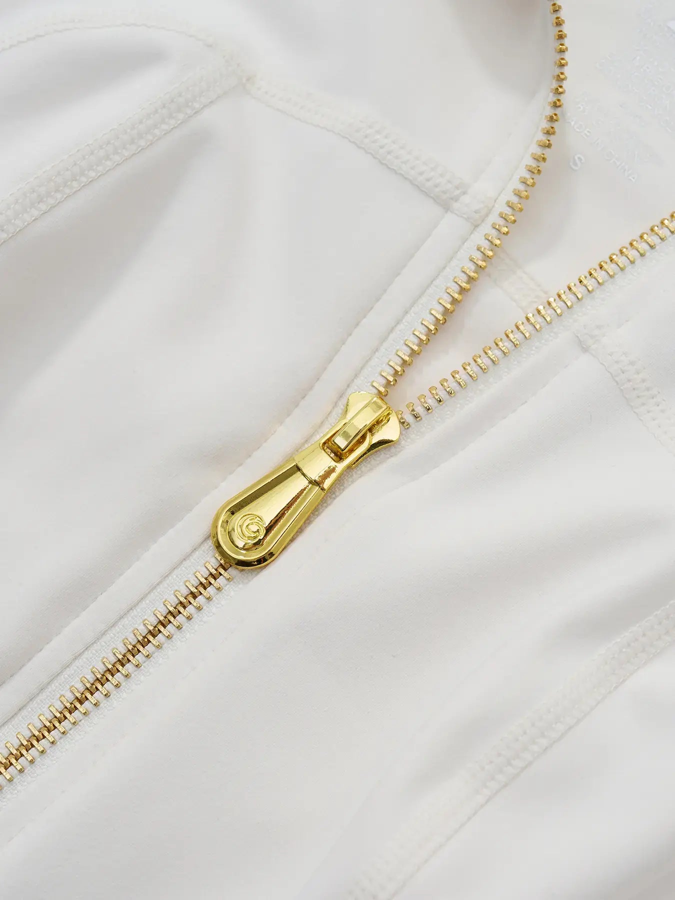 【Golden Zipper】【Gardenia Fragrance】Soft Brushed Women'S Sporty Jacket, 25'' Inseam Leggings. Golden Zipper Jacket with Pockets, Yoga Pants, Thumbholes Design, Casual Wear for Women Know You're Still Able