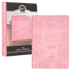 KJV Holy Bible, Gift Edition King James Version, Faux Leather Flexible Cover, Blossom Pink Floral (KJV Gift Editions) Know You're Still Able
