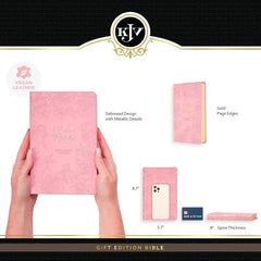 KJV Holy Bible, Gift Edition King James Version, Faux Leather Flexible Cover, Blossom Pink Floral (KJV Gift Editions) Know You're Still Able