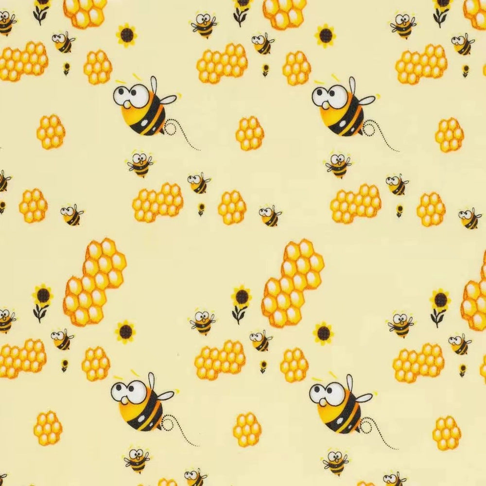 Reusable Organic Cotton Beeswax Wraps - Natural Zero Waste Alternative to Plastic